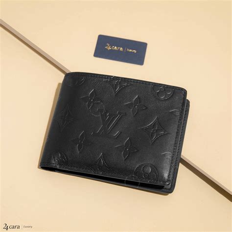 louis vuitton monogram embossed leather|louis vuitton embossed wallet.